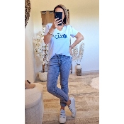 TEE-SHIRT CIAO BLEU
