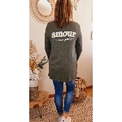 GILET AMOUR KAKI