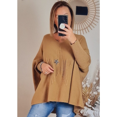 PULL OVERSIZE CAMEL