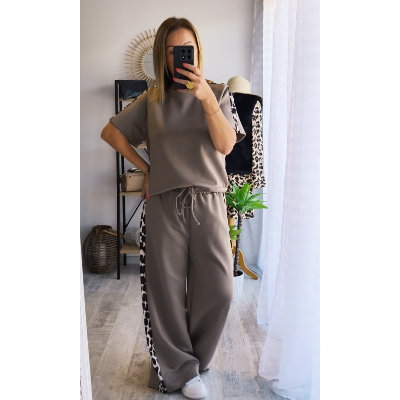 PANTALON GYLIANE TAUPE