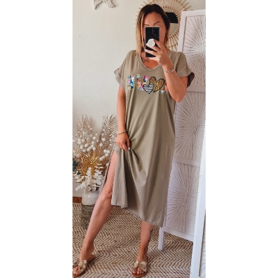 ROBE LOVE KAKI