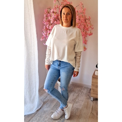 TEE-SHIRT CHARLY BLANC