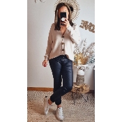 PANTALON SIMILI NOIR