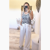 PANTALON ROMY BLANC