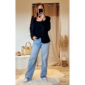 BLAZER CELESTE NOIR
