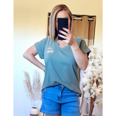 SHORT BLEU SOPHIE