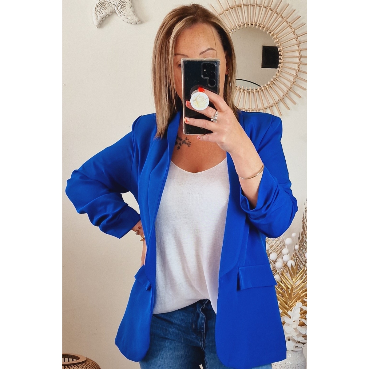 BLAZER BLEU
