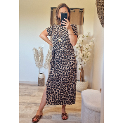 ROBE NAOMIE LEOPARD