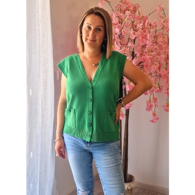 GILET VERT DAISY