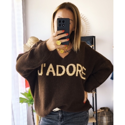 PULL J'ADORE CHOCO