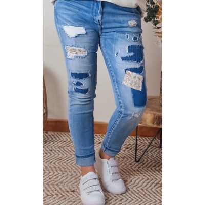 JEANS LILA