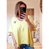 PULL LUSE  JAUNE