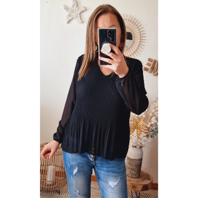 BLOUSE LOUNA NOIR