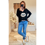 PULL BOUCHE NOIR