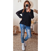 BLOUSE LOUNA NOIR