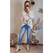 PULL BEIGE LILOU