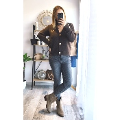 GILET ARIELLE CHOCOLAT