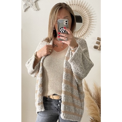 GILET SOPHIE BEIGE