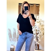 TEE-SHIRT AMINA NOIR