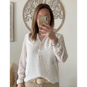 BLOUSE ETOILE BLANCHE