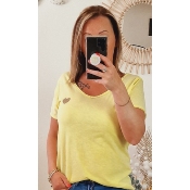 TEE-SHIRT AMELI JAUNE