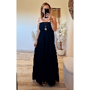 ROBE BUSTIER NOIR