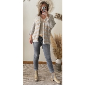 GILET SOPHIE BEIGE