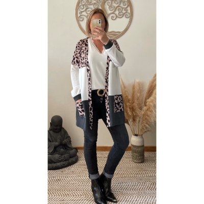 GILET LEOPARD