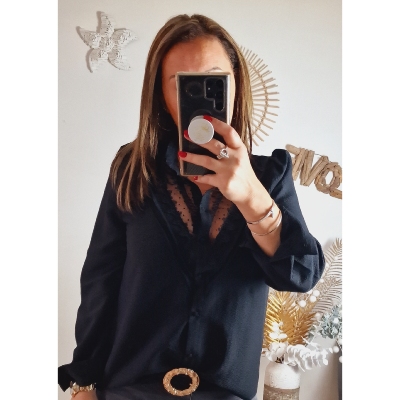 CHEMISE NAE NOIR
