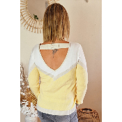 PULL ROMANE JAUNE