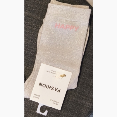 CHAUSSETTE HAPPY ROSE