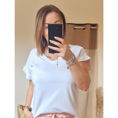 TEE-SHIRT CHARLEY BLANC