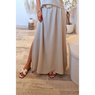 JUPE CARLA BEIGE