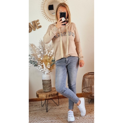 PULL AMOUR TAUPE