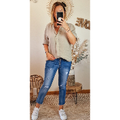 CHEMISE ETOILE BEIGE
