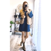 GILET SANS MANCHES CECILE BEIGE