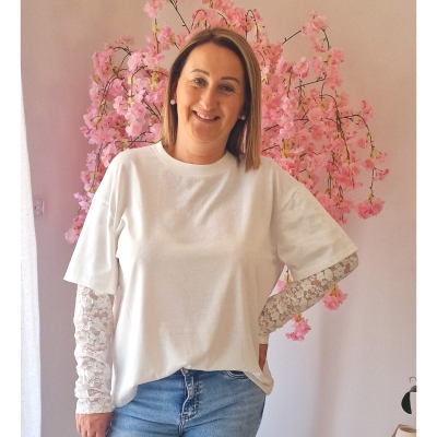 TEE-SHIRT CHARLY BLANC