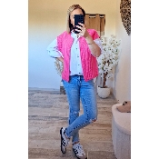 GILET ROMY FUSHIA