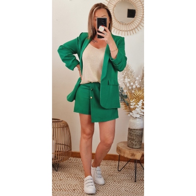 SHORT JUPE VERT