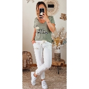TEE-SHIRT KAKI COCINELLE