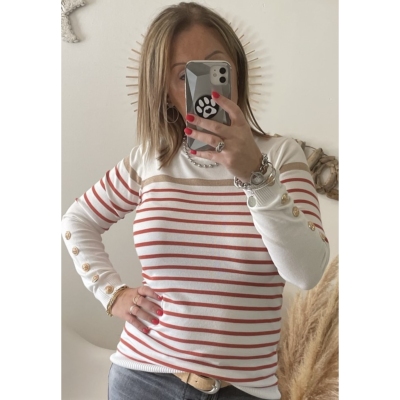 PULL NINON ROUGE