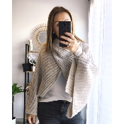 PONCHO BEIGE