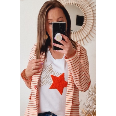 VESTE CORAIL