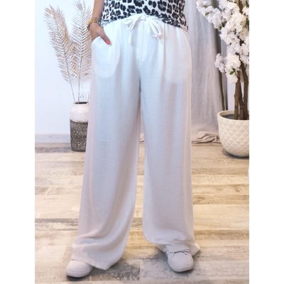 PANTALON ROMY BLANC