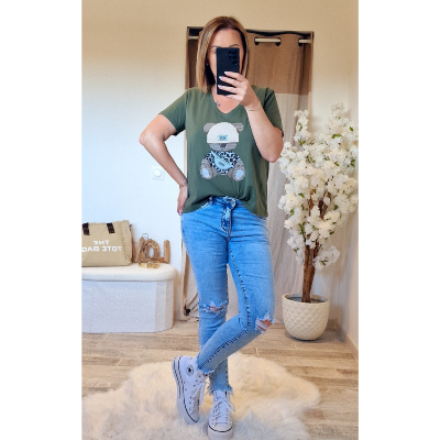 TEE-SHIRT NOUNOURS KAKI