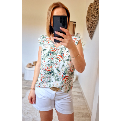 TOP FLEURIE LYA