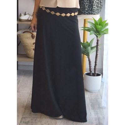 JUPE LONGUE NOIR LIA