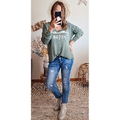 PULL MADEMOISELLE ROCK KAKI