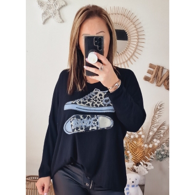 PULL CONVERSE NOIR