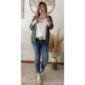 GILET KAKI MARIE